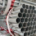 Tubería redonda tubos de acero galvanizado con buceo caliente tubería